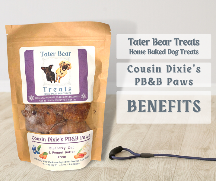 Benefits of Cousin Dixie's PB&B Paws Ingredients