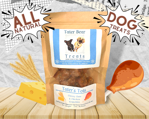 Tater's Tots -  All Natural Home Baked Dog Treats