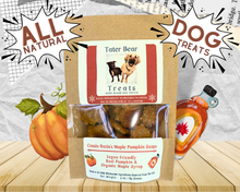 Load image into Gallery viewer, Cousin Razia's Maple Pumpkin Snaps -  All Natural Home Baked Dog Treats