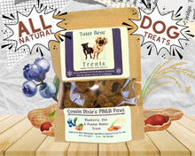 Load image into Gallery viewer, Cousin Dixie's PB&B Paws -  All Natural Home Baked Dog Treats