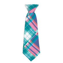 Load image into Gallery viewer, Turq Multi Patch Madras Neck Tie