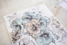 Load image into Gallery viewer, Blue and Yellow Floral Decoupage Paper - Dixie Belle