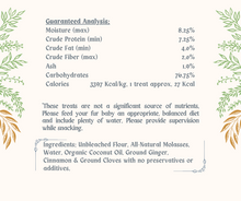 Load image into Gallery viewer, Grandpa Gus’ Gingerbread Squirrels - All Natural Home Baked Dog Treats