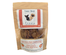 Load image into Gallery viewer, Cousin Razia's Maple Pumpkin Snaps -  All Natural Home Baked Dog Treats