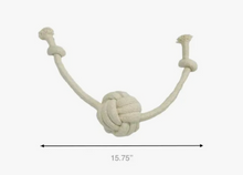 Load image into Gallery viewer, Natural White Cotton Rope Tugs