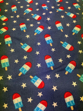 Load image into Gallery viewer, Patriotic Tie-On Dog Bandana (Popsicle)