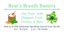 Load image into Gallery viewer, Bear’s Breath Busters -  All Natural Home Baked Dog Treats