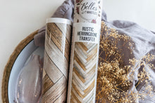 Load image into Gallery viewer, Rustic Herringbone Transfer - Dixie Belle Paint Company