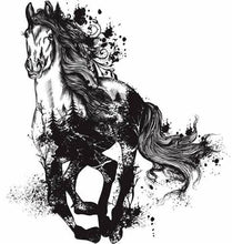Load image into Gallery viewer, Majestic Horse Charcoal Hokus Pokus Image Transfer