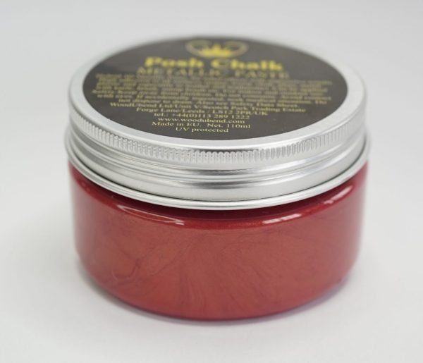 Posh Chalk Metallic Paste - Red Alizarin 110ml (#PC0019)