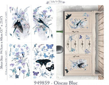 Load image into Gallery viewer, Oiseau Blue Hokus Pokus Image Transfer