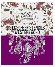 Load image into Gallery viewer, Western Boho Silkscreen Stencil - Dixie Belle Paint Company