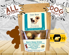 Load image into Gallery viewer, Bear’s Honey-Grams -  All Natural Home Baked Dog Treats
