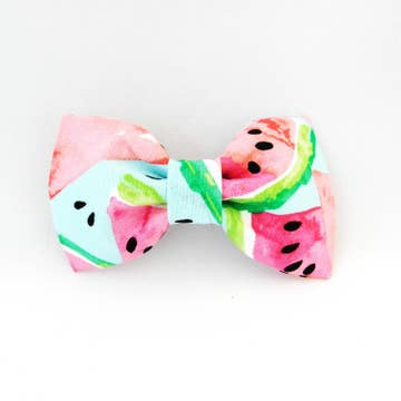 Watermelon Dog Bow Tie