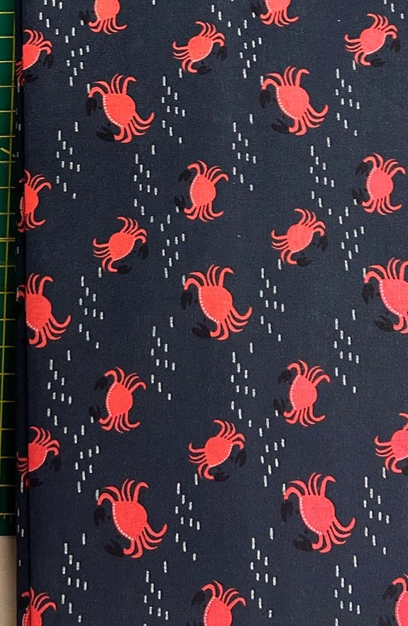 Crabs Tie-On Dog Bandana