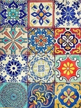 Load image into Gallery viewer, Colorful Tiles Decoupage Paper  -  Dixie Belle
