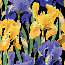 Load image into Gallery viewer, Floral on Black Decoupage Paper - Dixie Belle
