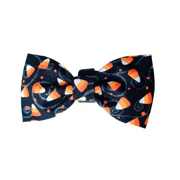 Candy Corn Dog Bow Tie