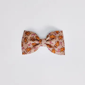 Gingerbread Dog Bow Tie