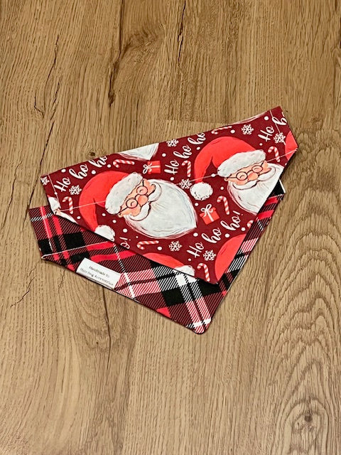 Saint Nick Reversible Collar Bandana