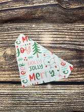 Load image into Gallery viewer, Holly Jolly Reversible Collar Bandana
