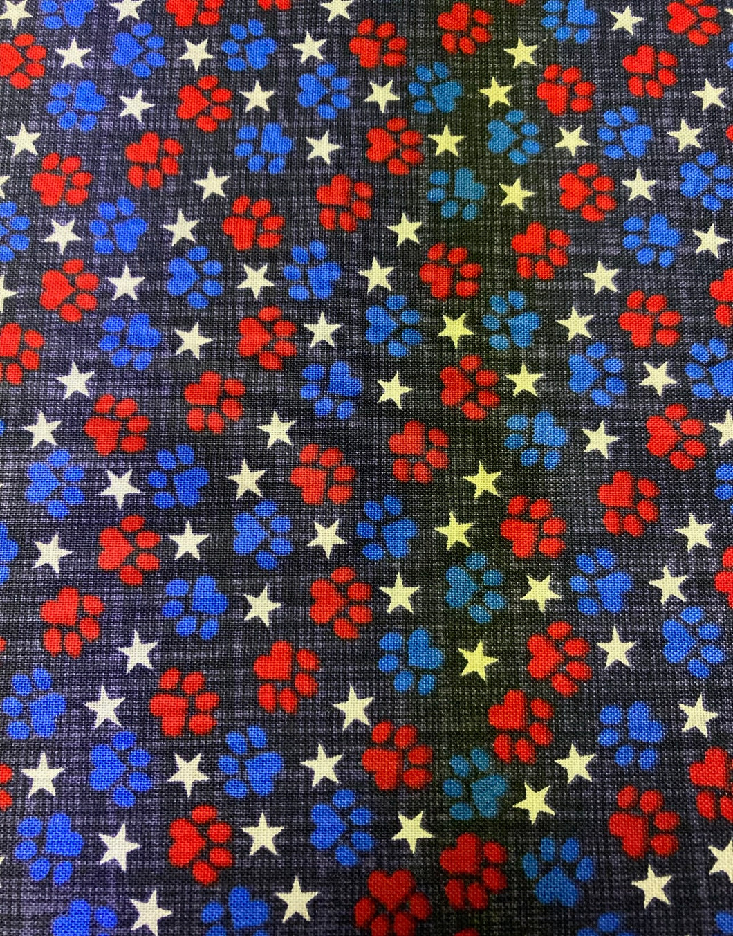 RW&B Paws Tie-On Dog Bandana