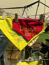 Load image into Gallery viewer, Embroidered Daddy’s Girl Reversible Collar Bandana
