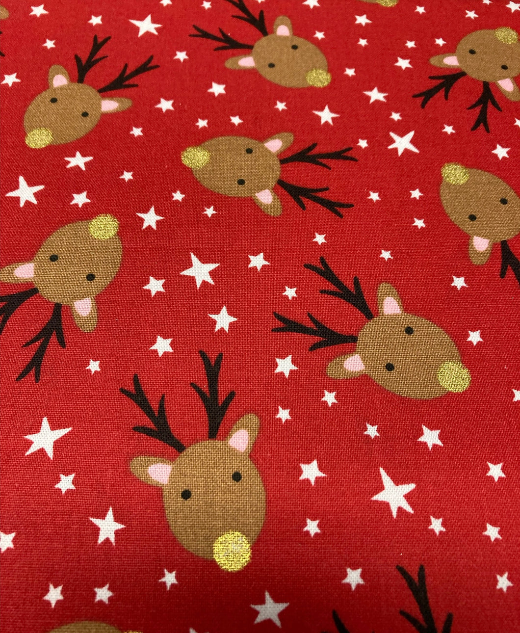 Reindeer Tie-On Dog Bandana