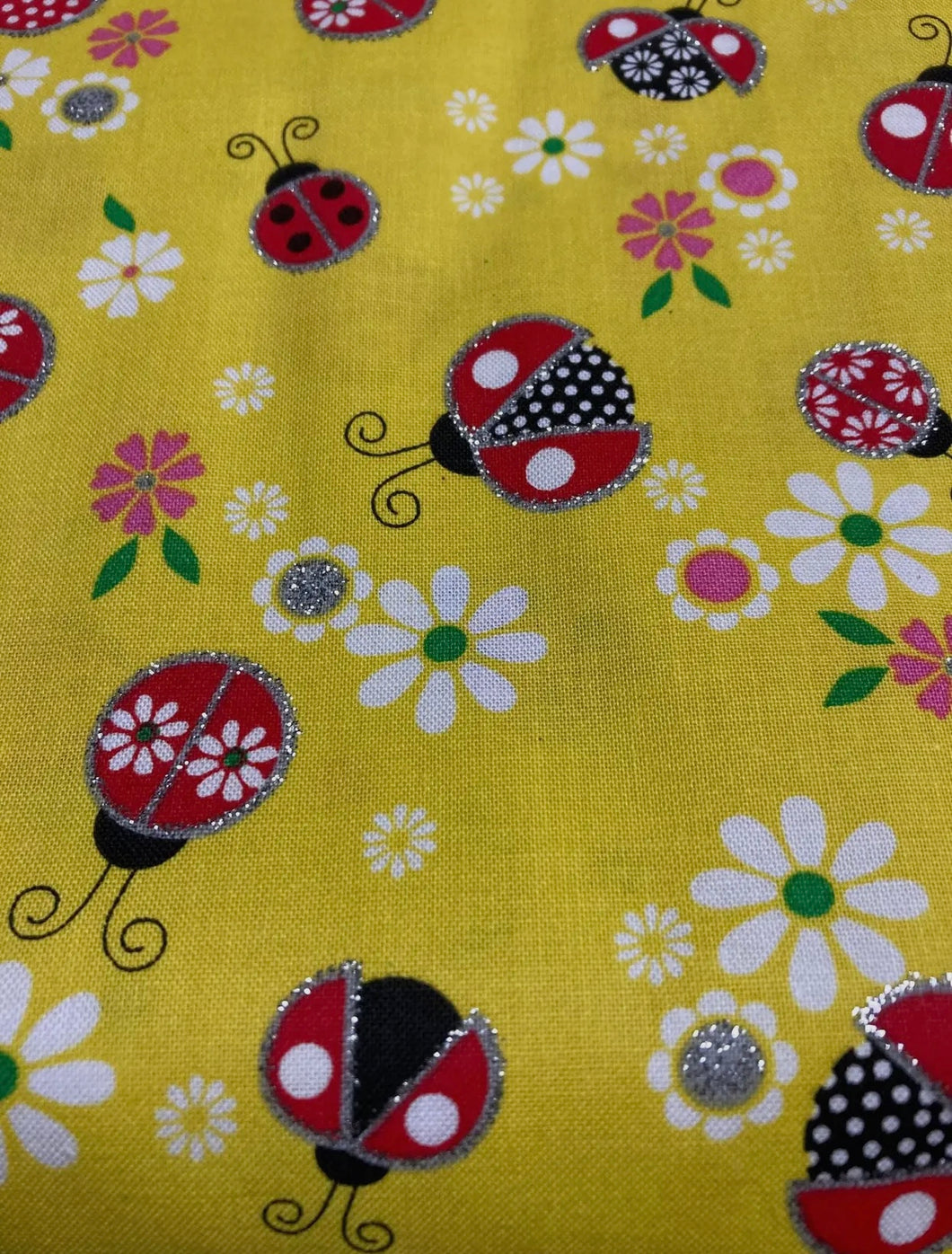 Ladybugs Tie-On Dog Bandana