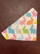 Load image into Gallery viewer, Patterned Bunnies Reversible Collar Bandana
