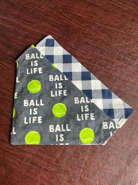 Ball is Life Reversible Collar Bandana