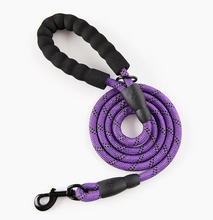 Load image into Gallery viewer, Pet Leash With Reflective Rope &amp; Padded Handle For All Sizes of Dogs
