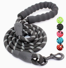 Load image into Gallery viewer, Pet Leash With Reflective Rope &amp; Padded Handle For All Sizes of Dogs
