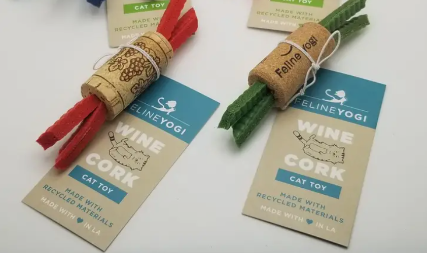 Wine Cork Cat Toy