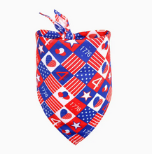 Load image into Gallery viewer, Independence Day Pet Bibs Adjustable (Patchwork)
