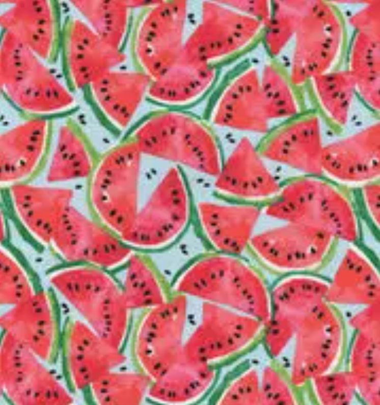 Watermelon Tie-On Dog Bandana