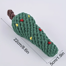 Load image into Gallery viewer, Christmas Tree Shape Dog Chewing Toy
