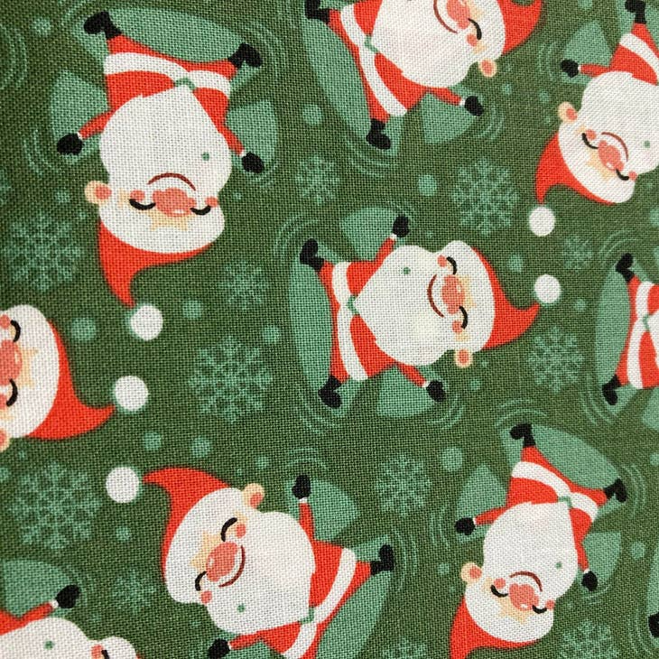 Santa Christmas Tie-On Dog Bandana