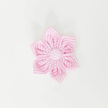 Load image into Gallery viewer, Pink Seersucker Collar Flower
