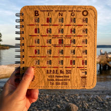 Load image into Gallery viewer, Vintage Bingo Card Notebook - Bingo Notebook
