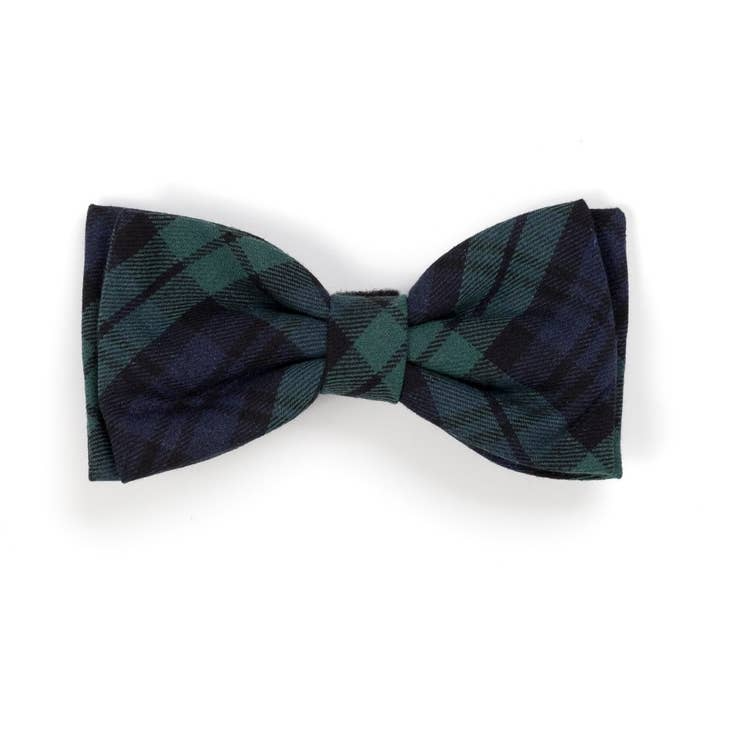 Black Watch Plaid Bow Tie