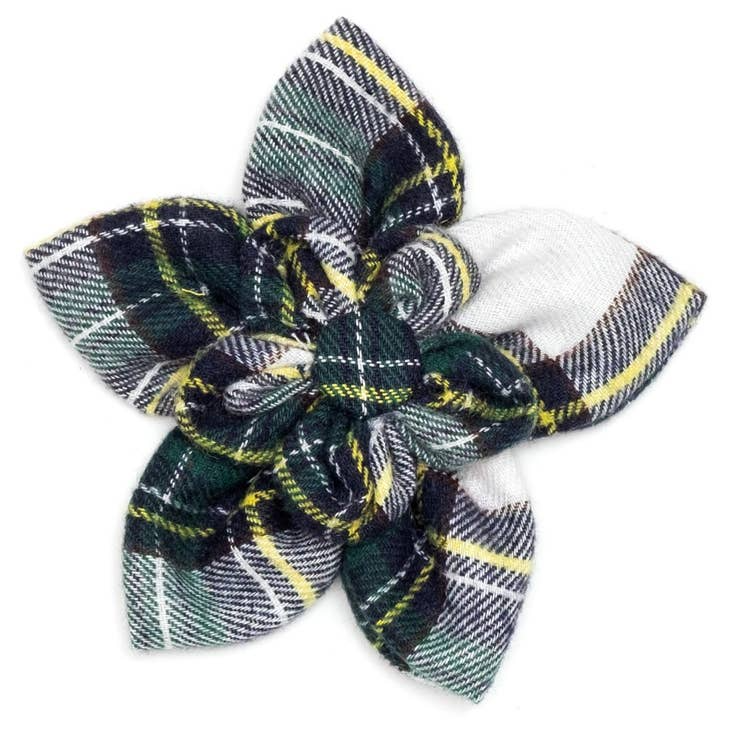 Stewart Tartan Green Flower