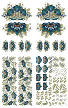 Load image into Gallery viewer, Embroidered Lotus Transfer - Dixie Belle Paint Company
