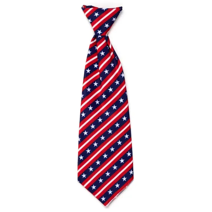 Bias Stars and Stripes Neck Tie (Dog or Cat)