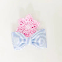 Load image into Gallery viewer, Pink Seersucker Collar Flower
