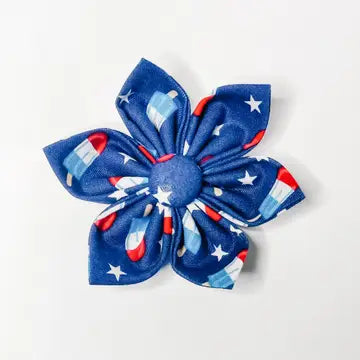 Popsicle Dog Collar Flower