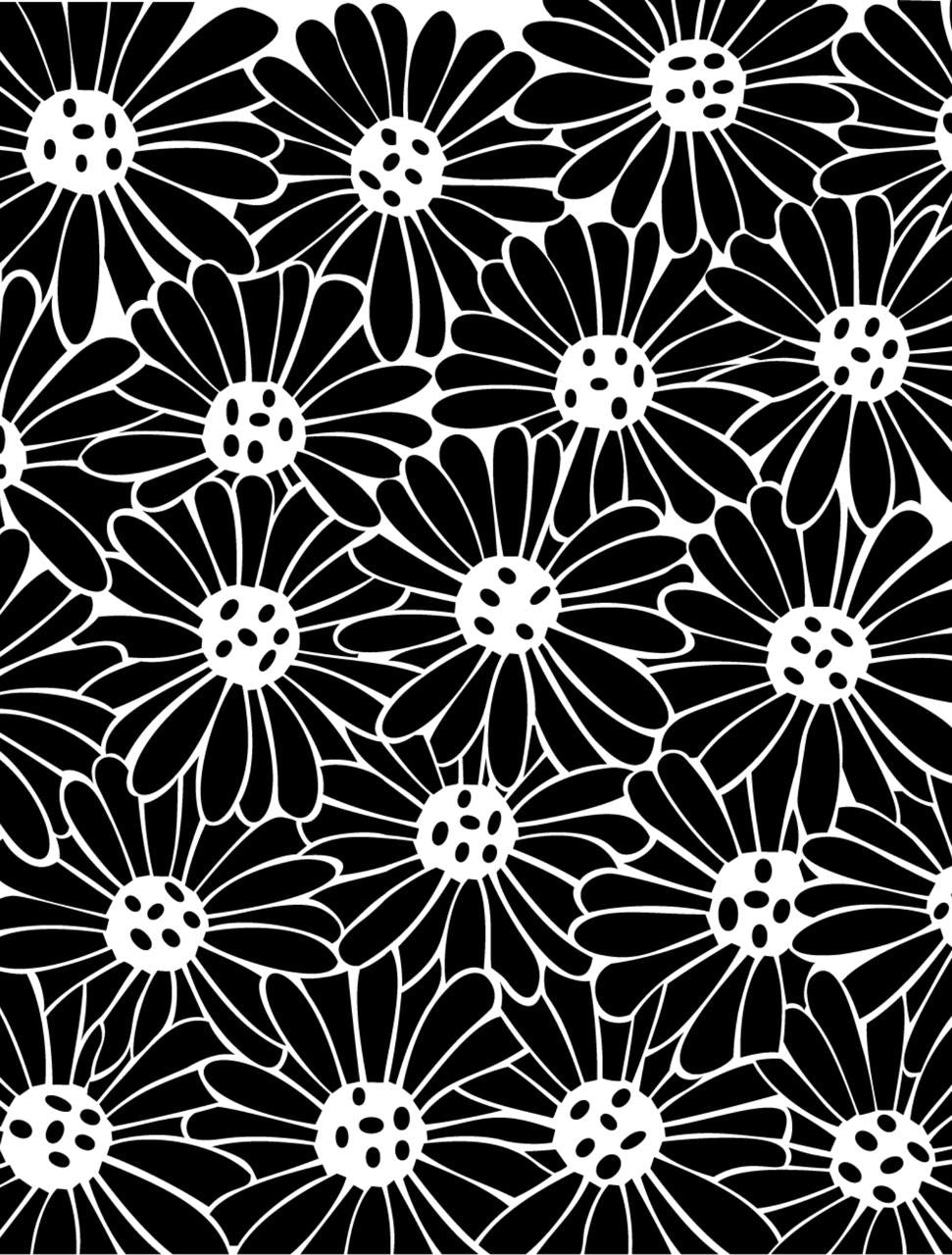 Crazy Daisy Stencil - Dixie Belle Paint Company