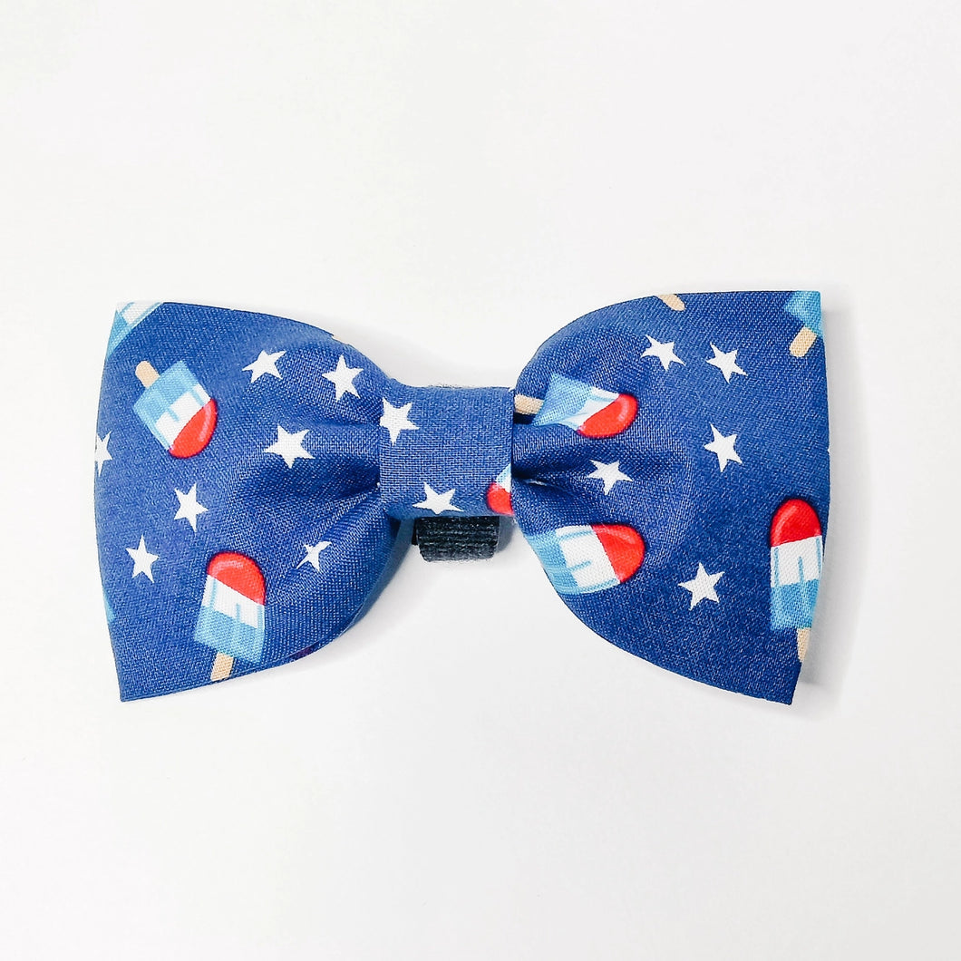 Popsicle Dog Bow Tie