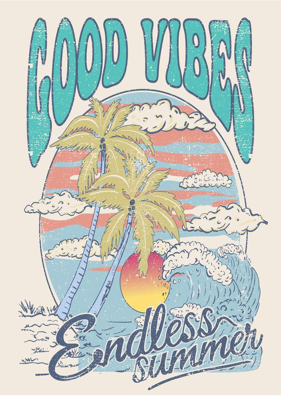 Endless Summer - A4 Rice Decoupage Paper