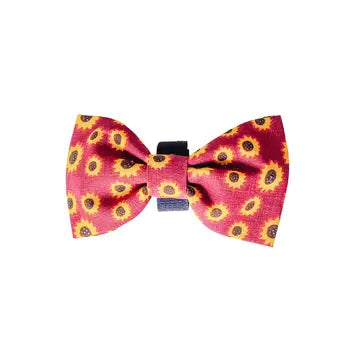 Sunflowers Dog Bow Tie
